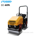 Ride-on mini hydraulic vibratory double drum road roller price FYL-900